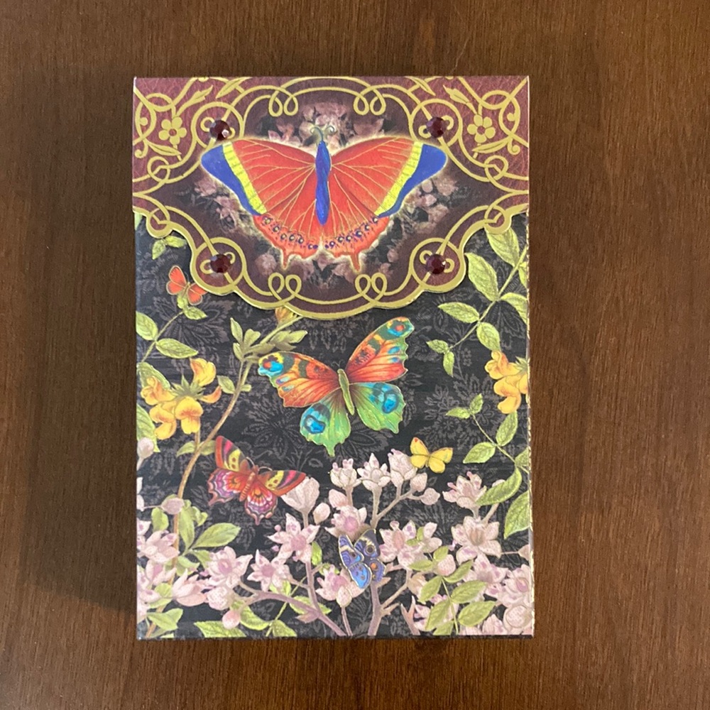 Punch Studio Butterfly Keepsake Pouch